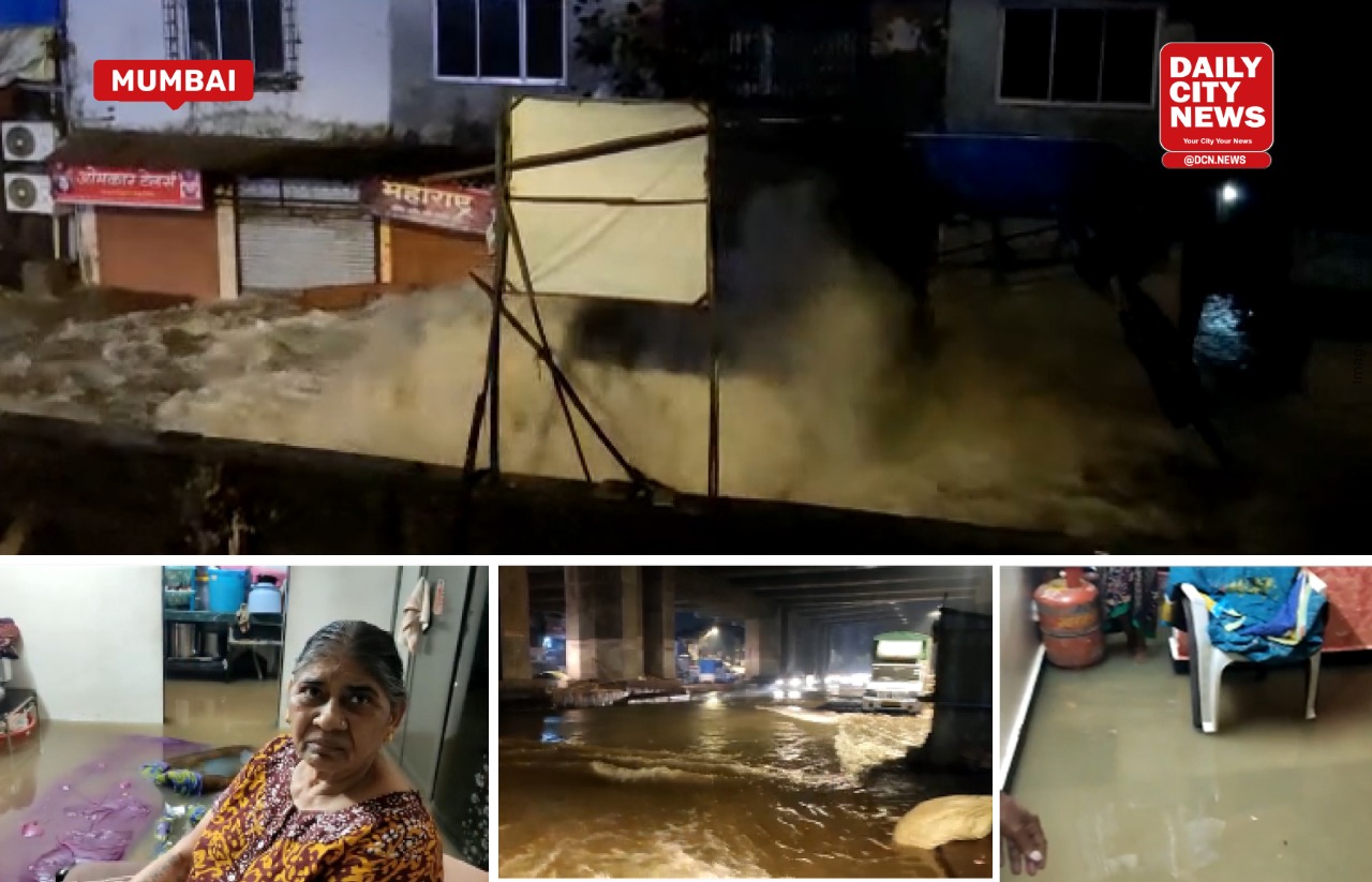 Busted water channel causes floods in Ghatkopar, washes away bikes and household inventory