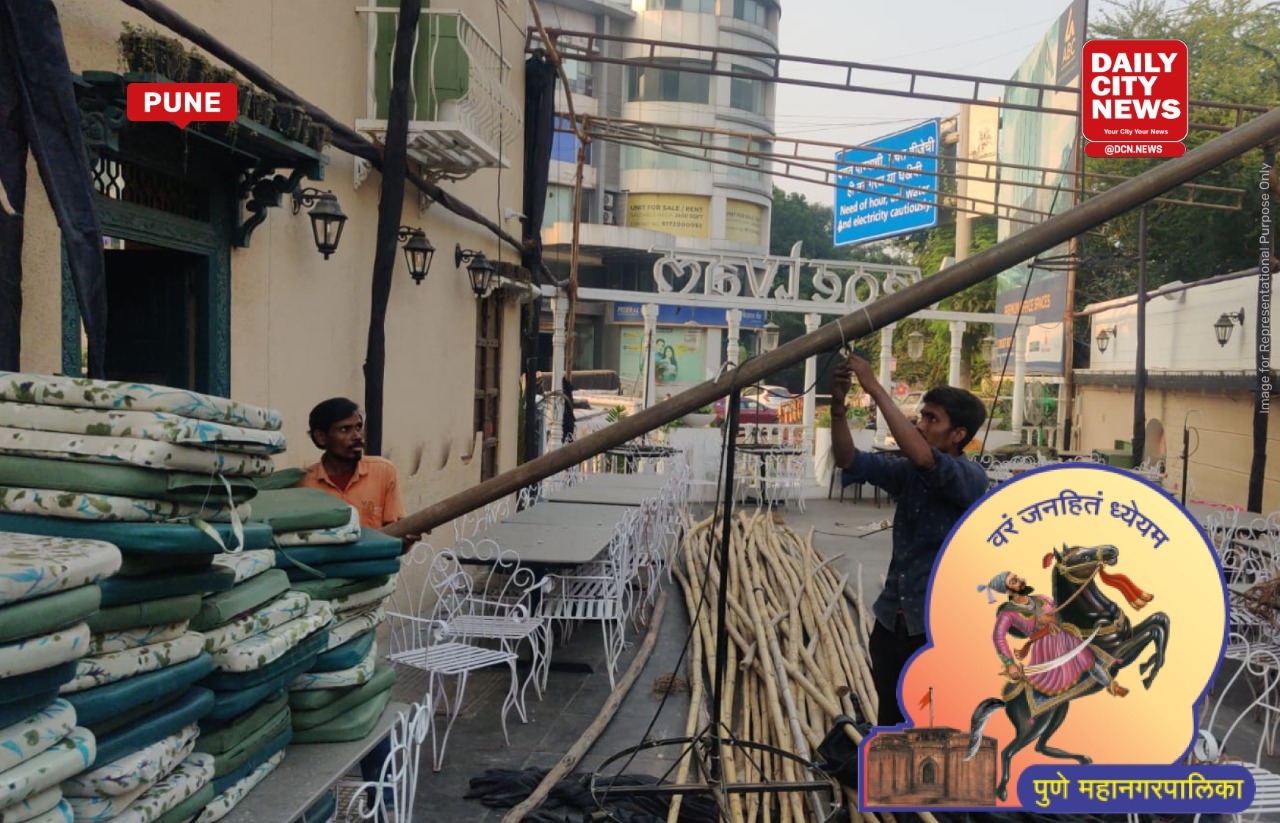  Pune Municipal Corporation takes action on rooftop restaurants with illegal encroachments