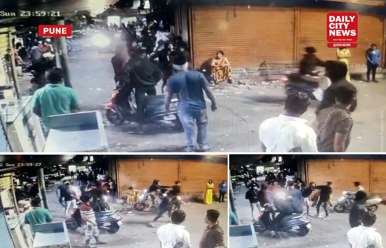 Two groups clash in Budhwar Peth and video goes viral on social media