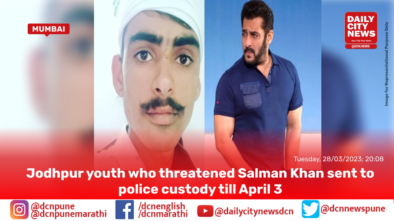 Jodhpur youth who threatened Salman Khan sent to police custody till April 3